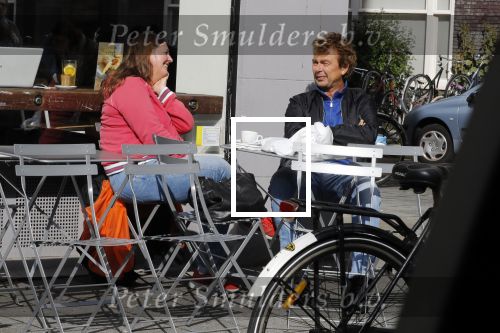 Amsterdam 15 september 2017
Derk Bolt drinkt kopje koffie met een vriendin bij de coffee company