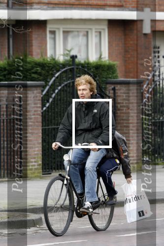 Amsterdam 17 februari 2007
Derk Bolt met zijn zoontje op de fiets.