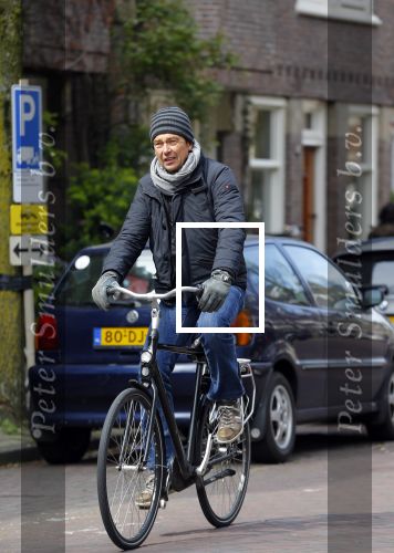 Amsterdam 22 april 2016
Derk Bolt op de fiets in Amsterdam.