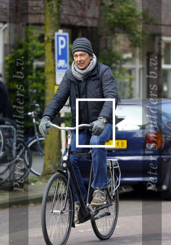 Amsterdam 22 april 2016
Derk Bolt op de fiets in Amsterdam.