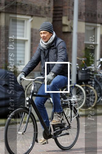 Amsterdam 22 april 2016
Derk Bolt op de fiets in Amsterdam.