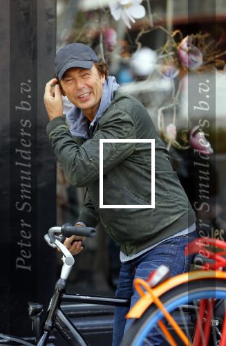 Amsterdam 26 mei 2015   
Derk Bolt op de fiets in amsterdam zuid