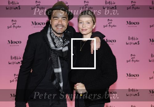 Amsterdam 7 maart 2024
Opening expositie Robbie Williams in het Moco museum. Dinand Woesthoff met zijn vrouw Lucy