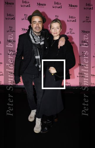 Amsterdam 7 maart 2024
Opening expositie Robbie Williams in het Moco museum. Dinand Woesthoff met zijn vrouw Lucy