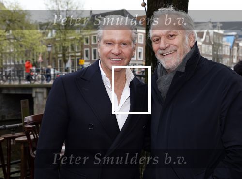 Amsterdam 21 maart 2024
Cd presentatie Billy Dans in de Jordaan. Dries Roelvink met manager Frank Wisse