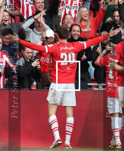 Eindhoven, 3 maart 2024 PSV-Feyenoord, eindstand 2-2 
Kompetitie Seizoen 2023-2024
Guus Til heeft 2-2 gescoord
