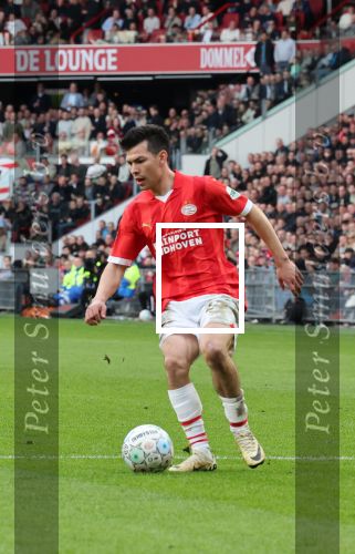 Eindhoven, 3 maart 2024 PSV-Feyenoord, eindstand 2-2 
Kompetitie Seizoen 2023-2024
Hirving Lozano