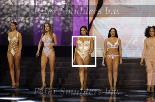 Amsterdam 5 maart 2024
Modeshow Hunkemoller in de westergasfabriek . Oa Loiza lamers loopt mee.