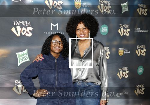 Amsterdam 3 februari 2024
Premiere Familie Vos in Pathe Arena. Imani Ristie (links) en Manouskha Zeegelaar Breedveld