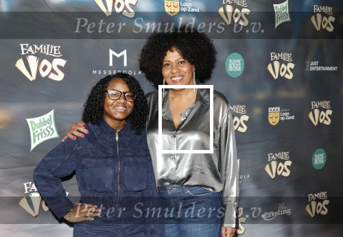 Amsterdam 3 februari 2024
Premiere Familie Vos in Pathe Arena. Imani Ristie (links) en Manouskha Zeegelaar Breedveld