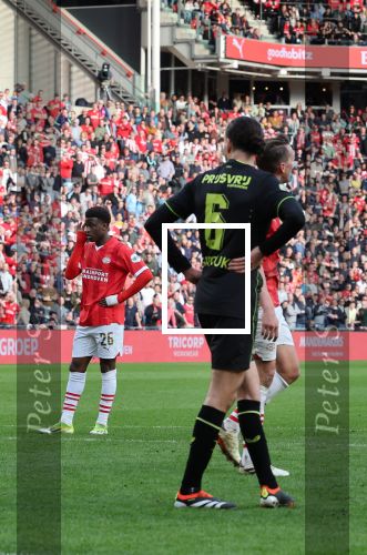 Eindhoven, 3 maart 2024 PSV-Feyenoord, eindstand 2-2 
Kompetitie Seizoen 2023-2024
Isaac Babadi