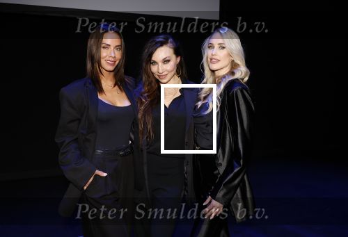 Amsterdam 14 maart 2024
Presentatie nieuwe show Hans Klok in Carre . Katja Schuurman doet presentatie. Jenily Wagenmakers (links), Zarina Potapova en Bo Yael Ufkes