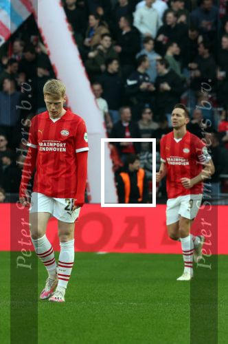 Eindhoven, 3 maart 2024 PSV-Feyenoord, eindstand 2-2 
Kompetitie Seizoen 2023-2024
Jerdy Schouten