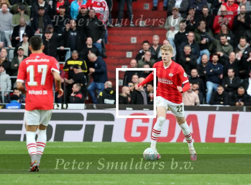 Eindhoven, 3 maart 2024 PSV-Feyenoord, eindstand 2-2 
Kompetitie Seizoen 2023-2024
Jerdy Schouten