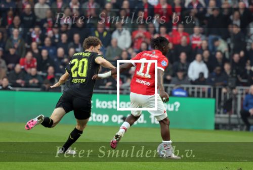 Eindhoven, 3 maart 2024 PSV-Feyenoord, eindstand 2-2 
Kompetitie Seizoen 2023-2024
Johan Bakayoko