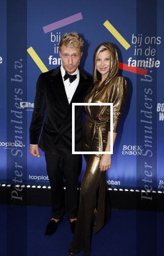 Amsterdam 15 maart 2024
Boekenbal in de stadschouwburg.  Joshua Nolet en zijn vrouw Caroline Beerkens