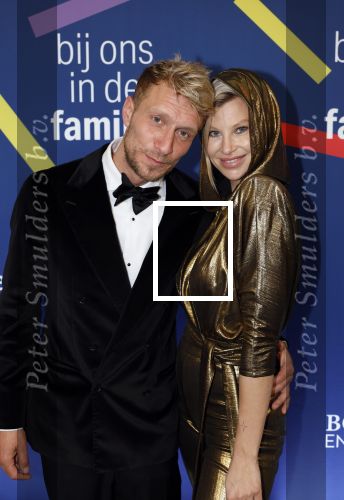 Amsterdam 15 maart 2024
Boekenbal in de stadschouwburg.  Joshua Nolet en zijn vrouw Caroline Beerkens