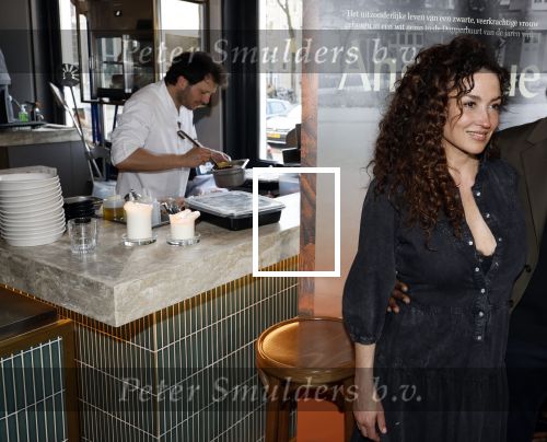 Amsterdam 19 maart 2024
Boekpresentatie Angelique Woudenberg in restaurant Breda. Katja Schuurman met op achtergrond haar ex Freek v Noordwijk