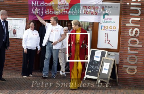 Badhoevedorp 15 maart 2024
Koning Willem Alexander en Koningin Maxima bij NL Doet in Badhoevedorp.