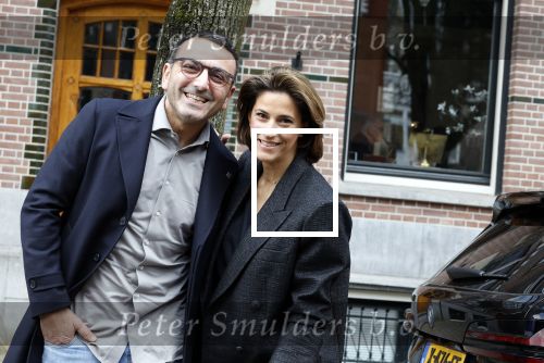 Amsterdam 23 maart 2024
Kristina Bozilovic met haar man Tamer op straat in Amsterdam zuid.