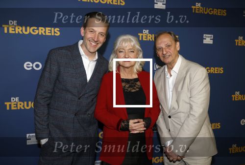 Rotterdam 13 maart 2024
Premiere de terugreis met oa Martin v Waardenberg en Leny Breederveld. Leny Breederveld en Martin van Waardenberg en regisseur Jelle de Jong