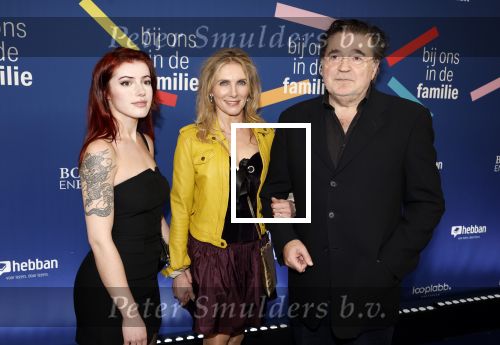 Amsterdam 15 maart 2024
Boekenbal in de stadschouwburg.  Leon de Winter met partner Jessica Durlacher en dochter