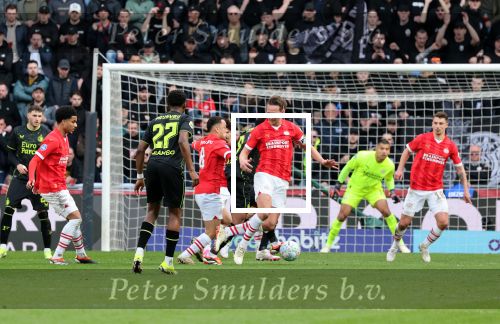 Eindhoven, 3 maart 2024 PSV-Feyenoord, eindstand 2-2 
Kompetitie Seizoen 2023-2024
Luuk de Jong