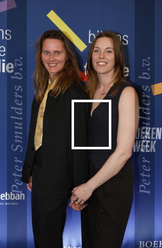Amsterdam 15 maart 2024
Boekenbal in de stadschouwburg. Maartje Wortel en partner Femke Heemskerk
