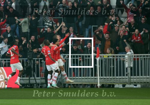 Eindhoven, 3 maart 2024 PSV-Feyenoord, eindstand 2-2 
Kompetitie Seizoen 2023-2024
Malik Tillman heeft in de 4e minuut 1-0 gescoord