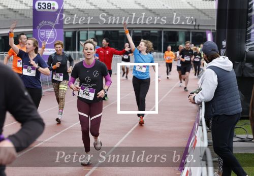Amsterdam 16 maart 2024
Radio 538 run tbv het Prinses Maxima Centrum in het Olympisch stadion. Oa aanwezig 
Marianne Timmer