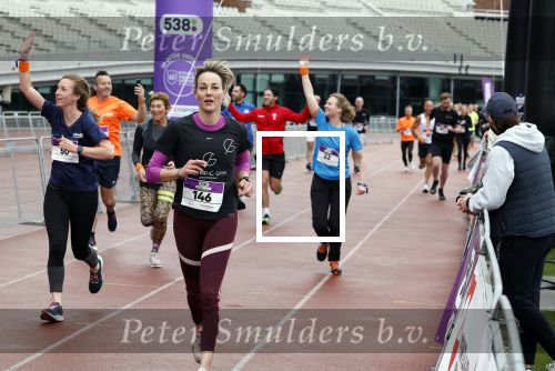 Amsterdam 16 maart 2024
Radio 538 run tbv het Prinses Maxima Centrum in het Olympisch stadion. Oa aanwezig 
Marianne Timmer