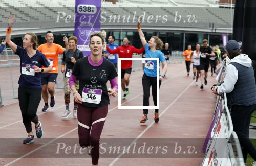 Amsterdam 16 maart 2024
Radio 538 run tbv het Prinses Maxima Centrum in het Olympisch stadion. Oa aanwezig 
Marianne Timmer
