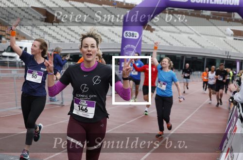 Amsterdam 16 maart 2024
Radio 538 run tbv het Prinses Maxima Centrum in het Olympisch stadion. Oa aanwezig 
Marianne Timmer