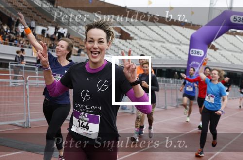 Amsterdam 16 maart 2024
Radio 538 run tbv het Prinses Maxima Centrum in het Olympisch stadion. Oa aanwezig 
Marianne Timmer