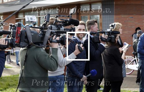Badhoevedorp 15 maart 2024
Koning Willem Alexander en Koningin Maxima bij NL Doet in Badhoevedorp. Marius Looijmans