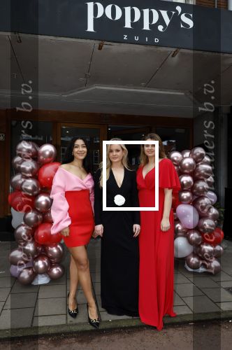 Amsterdam 22 maart 2024
Opening restaurant Poppy\'s van Moise Trustfull  Britt Scholte en Carola Kirschbaum .