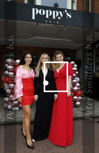 Amsterdam 22 maart 2024
Opening restaurant Poppy\'s van Moise Trustfull  Britt Scholte en Carola Kirschbaum .