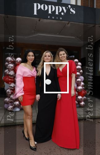Amsterdam 22 maart 2024
Opening restaurant Poppy\'s van Moise Trustfull  Britt Scholte en Carola Kirschbaum .