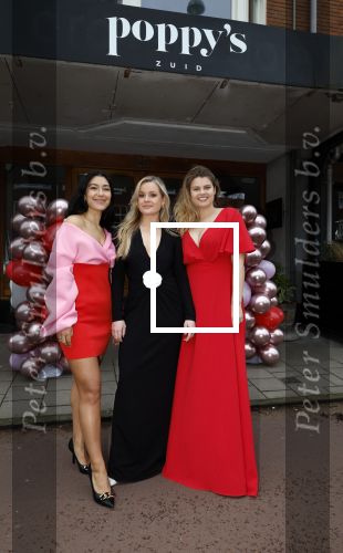 Amsterdam 22 maart 2024
Opening restaurant Poppy\'s van Moise Trustfull  Britt Scholte en Carola Kirschbaum .