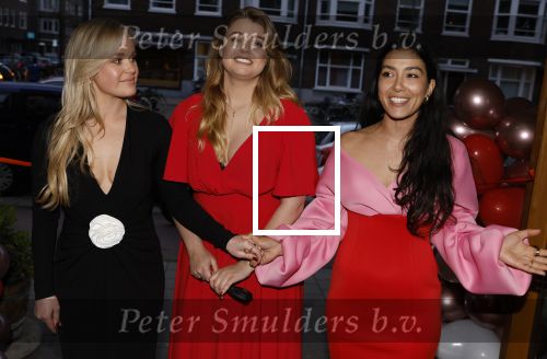 Amsterdam 22 maart 2024
Opening restaurant Poppy\'s van Moise Trustfull  Britt Scholte en Carola Kirschbaum .