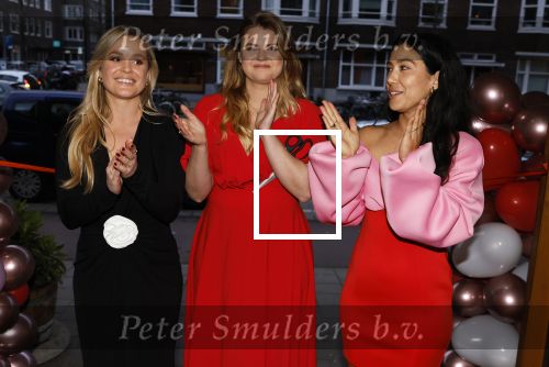 Amsterdam 22 maart 2024
Opening restaurant Poppy\'s van Moise Trustfull  Britt Scholte en Carola Kirschbaum .