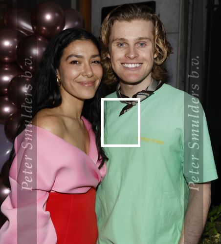 Amsterdam 22 maart 2024
Opening restaurant Poppy\'s van Moise Trustfull  Britt Scholte en Carola Kirschbaum . Moise Trustfull en Kaj v d Voort