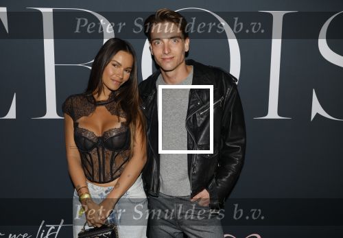Amsterdam 5 maart 2024
Modeshow Hunkemoller in de westergasfabriek . Oa Loiza lamers loopt mee. Monica Geuze kwam met Robbert Rodenburg