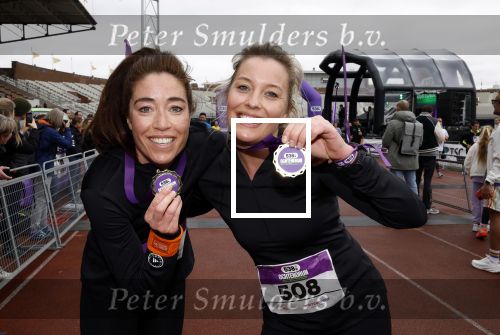 Amsterdam 16 maart 2024
Radio 538 run tbv het Prinses Maxima Centrum in het Olympisch stadion. Oa aanwezig 
Naomi v As en Marielle Smit