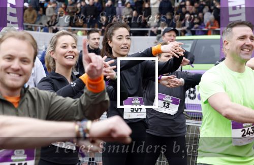 Amsterdam 16 maart 2024
Radio 538 run tbv het Prinses Maxima Centrum in het Olympisch stadion. Oa aanwezig 
Naomi v As en Marielle Smit