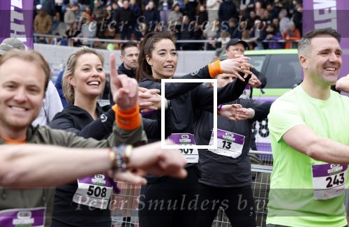 Amsterdam 16 maart 2024
Radio 538 run tbv het Prinses Maxima Centrum in het Olympisch stadion. Oa aanwezig 
Naomi v As en Marielle Smit