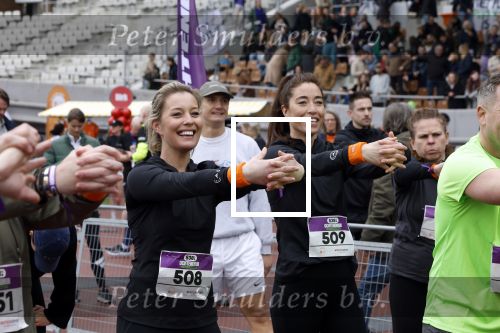 Amsterdam 16 maart 2024
Radio 538 run tbv het Prinses Maxima Centrum in het Olympisch stadion. Oa aanwezig 
Naomi v As en Marielle Smit