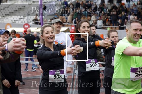 Amsterdam 16 maart 2024
Radio 538 run tbv het Prinses Maxima Centrum in het Olympisch stadion. Oa aanwezig 
Naomi v As en Marielle Smit