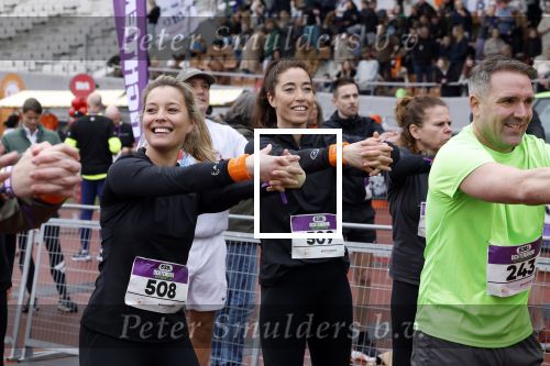 Amsterdam 16 maart 2024
Radio 538 run tbv het Prinses Maxima Centrum in het Olympisch stadion. Oa aanwezig 
Naomi v As en Marielle Smit