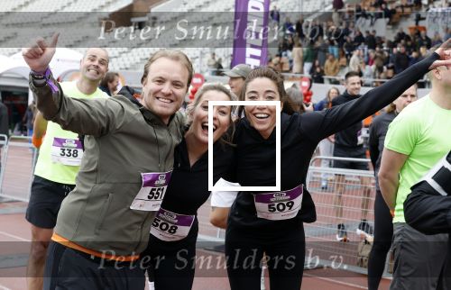 Amsterdam 16 maart 2024
Radio 538 run tbv het Prinses Maxima Centrum in het Olympisch stadion. Oa aanwezig 
Naomi v As en Marielle Smit